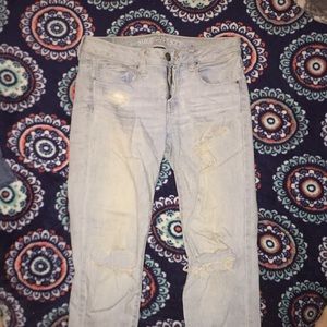 Light Blue Jeans with holes